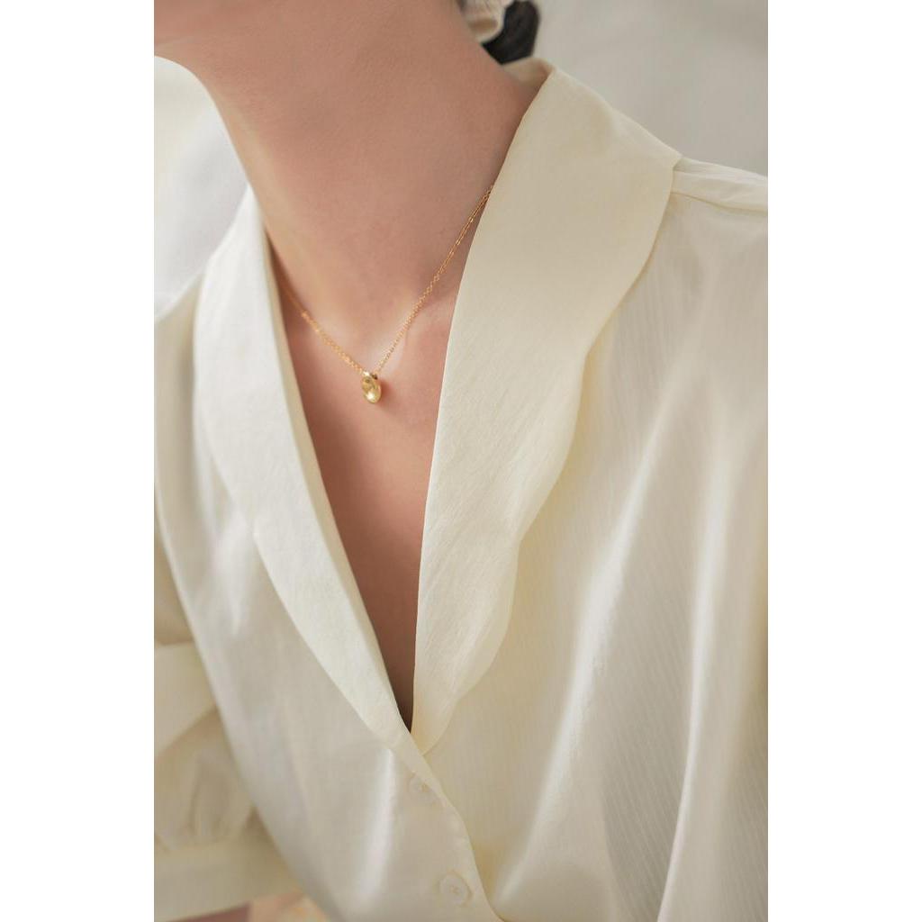 Áo Sơ Mi Cổ v Ngắn Tay Phong Cách Retro Thời Trang 61267