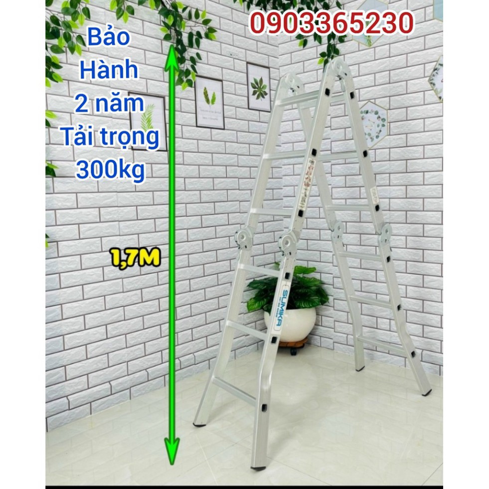 THANG NHÔM GẤP 4 ĐOẠN SUMIKA SK603 - Sk604