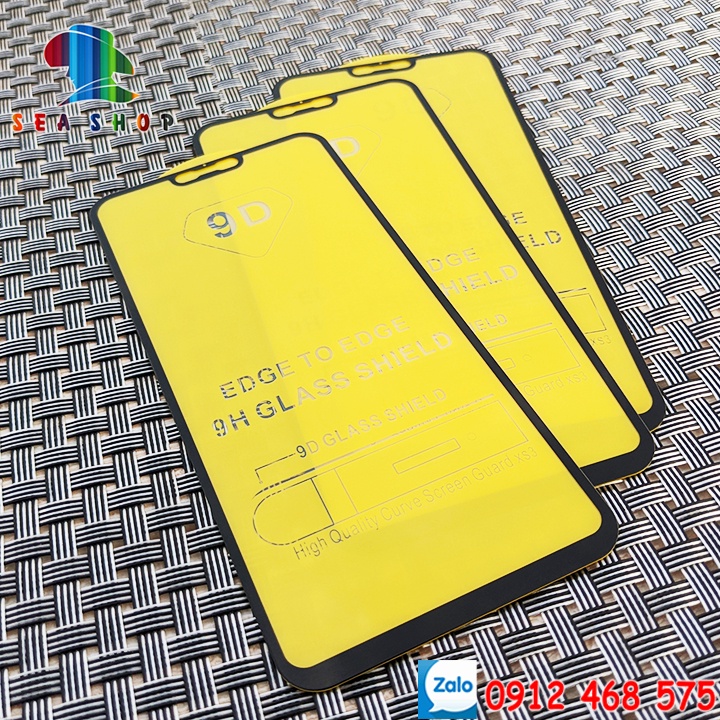 Kính Cường Lực Xiaomi FULL Màn Hình 9D - Các Đời Redmi Note 4x, 5, 5Pro, 6 Pro, 7, 8, 8 Pro - Cảm Ứng Mượt Mà