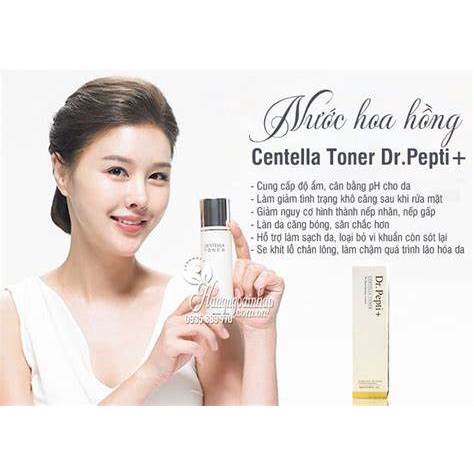 Nước Hoa Hồng Toner Centela Peptit, Dưỡng Da Căng Bóng, Se Khít Lỗ Chân Lông - Chai/180ml [ Auth - HÀN QUỐC ]