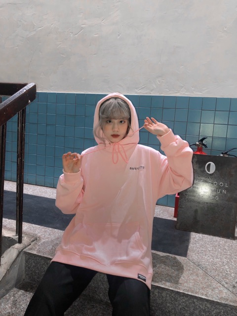 HOODIE KOREAN ( màu Tím / Hồng / Sky Blue / Xám / Kem) | BigBuy360 - bigbuy360.vn