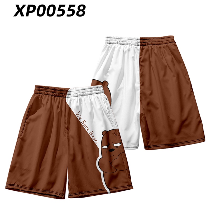 Áo Thun Tay Ngắn In Hình Gấu Hoạt Hình Dễ Thương