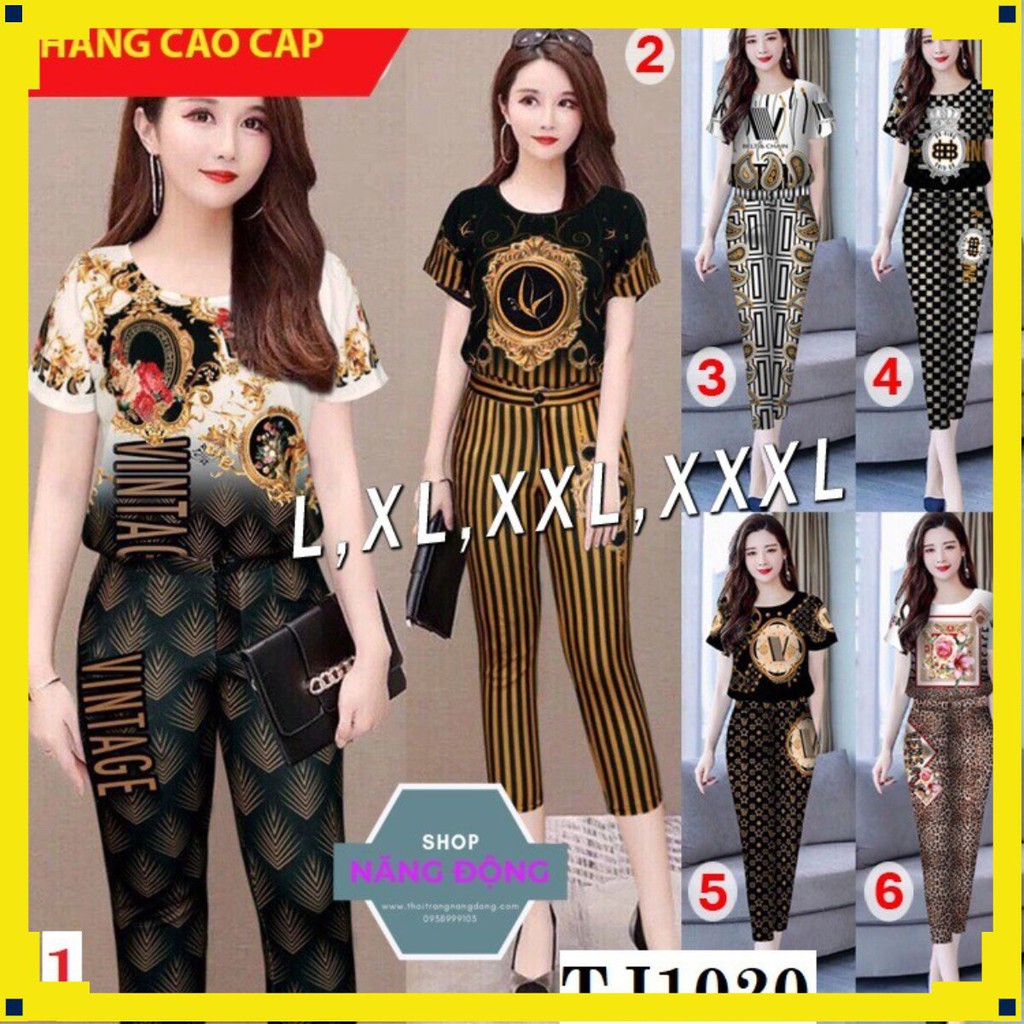 Set Quần Áo 🌸FREESHIP🌸 Bộ quần lửng áo rời in họa tiết 5D xinh xắn J1020 | BigBuy360 - bigbuy360.vn