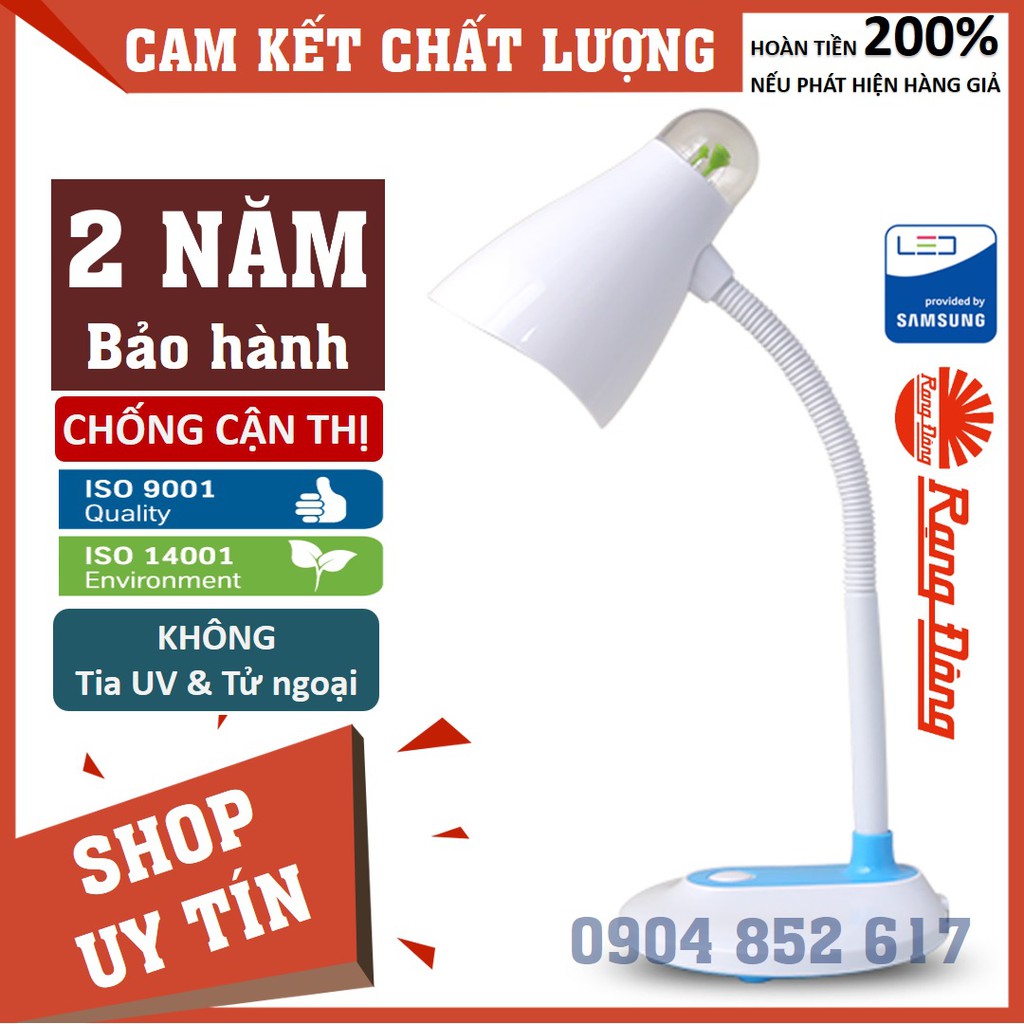 Đèn học chống cận (đèn bàn) LED Rạng Đông, 2 năm bảo hành RD-RL-32