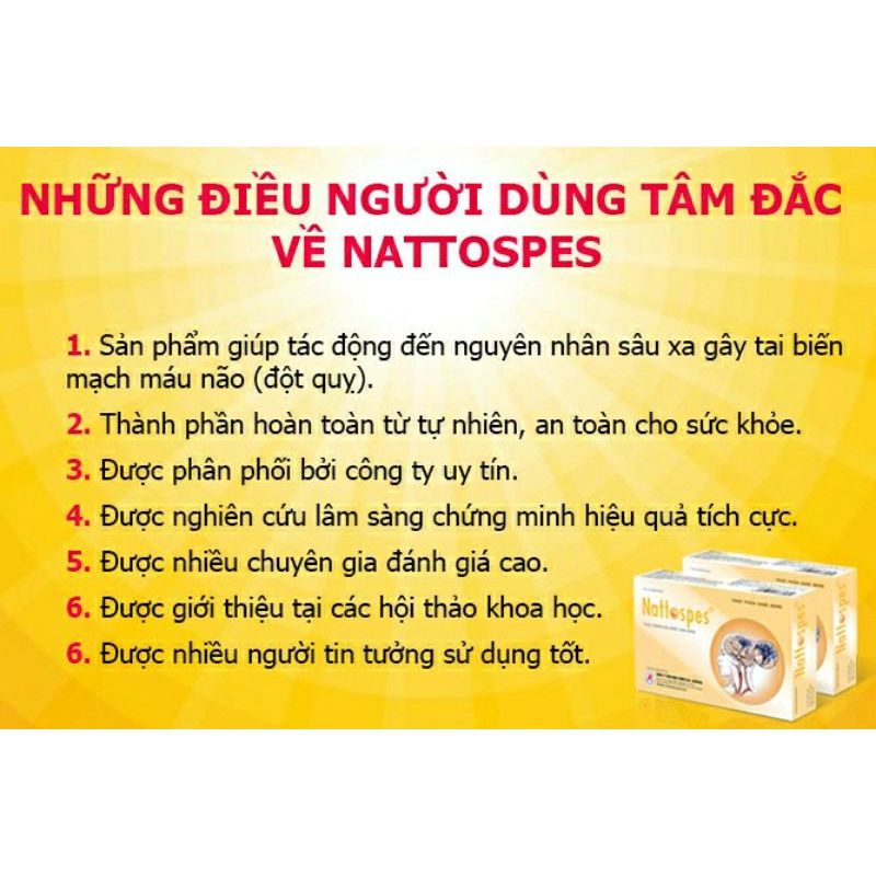 [Chính hãng] Nattopes -Phòng ngừa tai biến mạch máu lọ 90 viên _ Nattospes