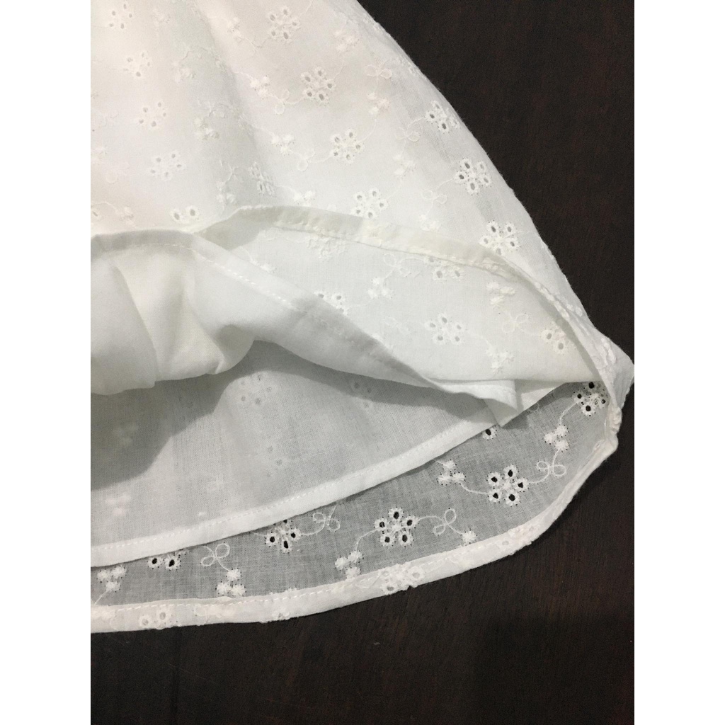 (SIZE 18/24M-7/8Y) ĐẦM ZARA ĐỤC LỖ