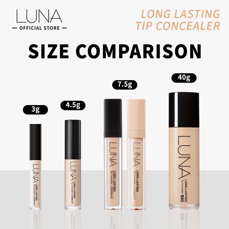 Kem che khuyết điểm LUNA 3g cho lớp trang điểm lâu trôi