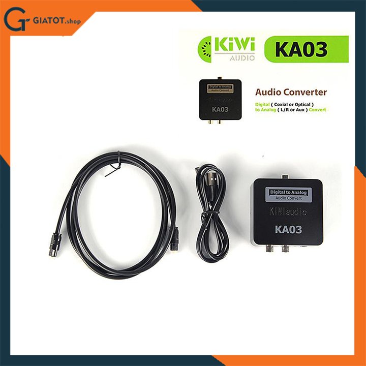 Bộ chuyển đổi âm thanh digital sang analog KiWi KA03 chính hãng