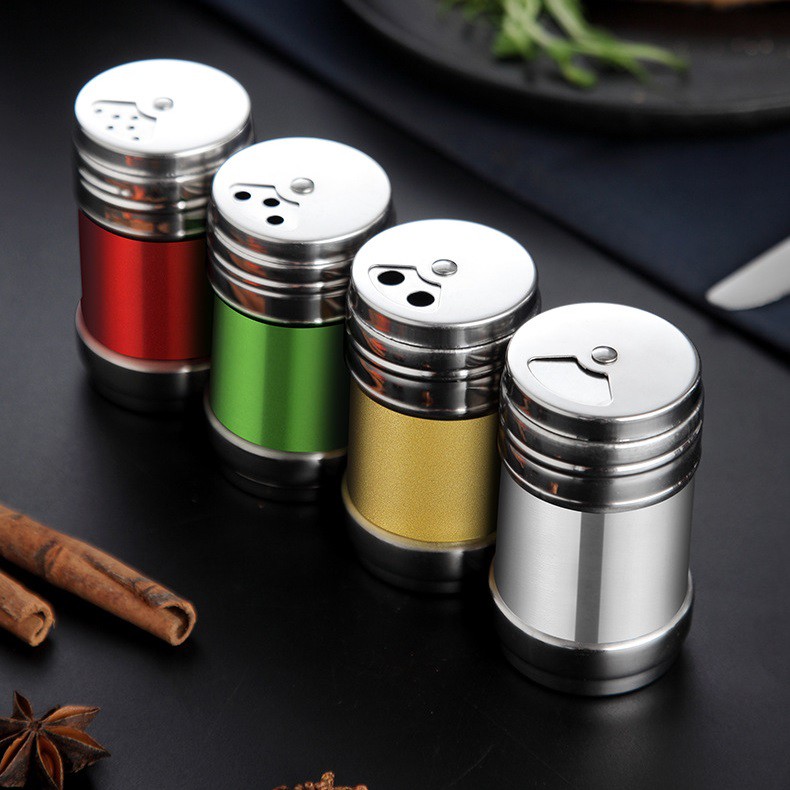 Lọ đựng tiêu, bột ngọt, gia vị INOX, lọ tiêu inox, lọ đựng tăm inox bền đẹp