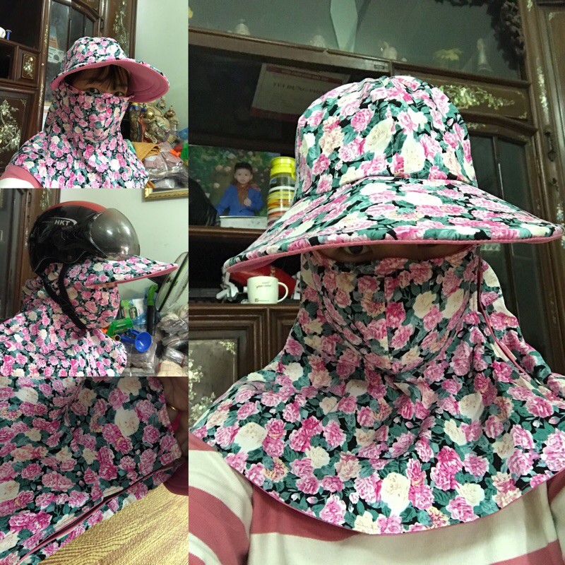 MŨ NẮNG TÁN TO CÓ KHOÁ KÉO. LOẠI ĐẸP