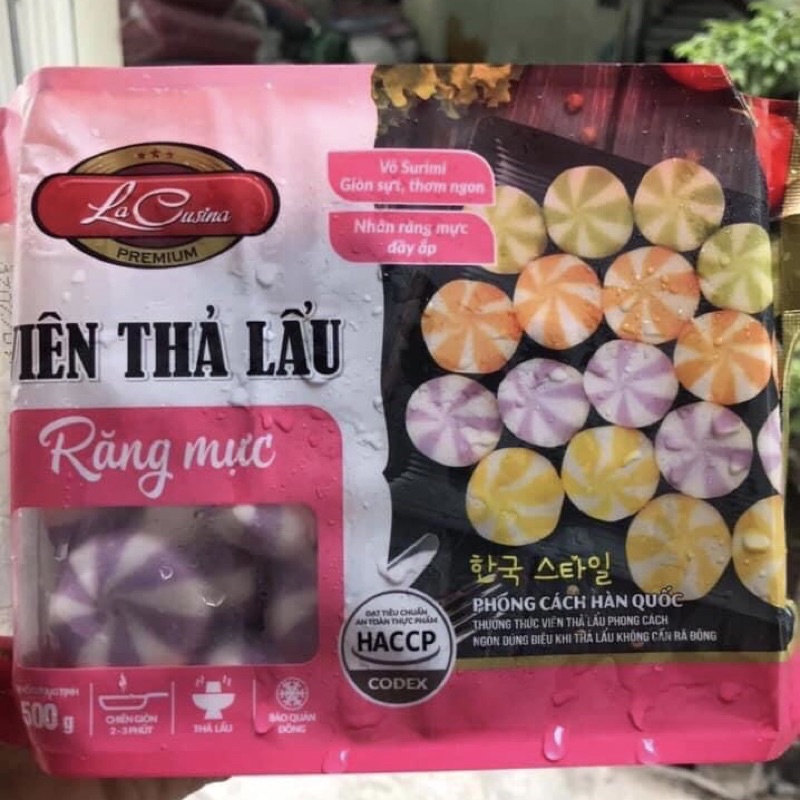 1kg bánh bao răng mực Lacusia( tím)