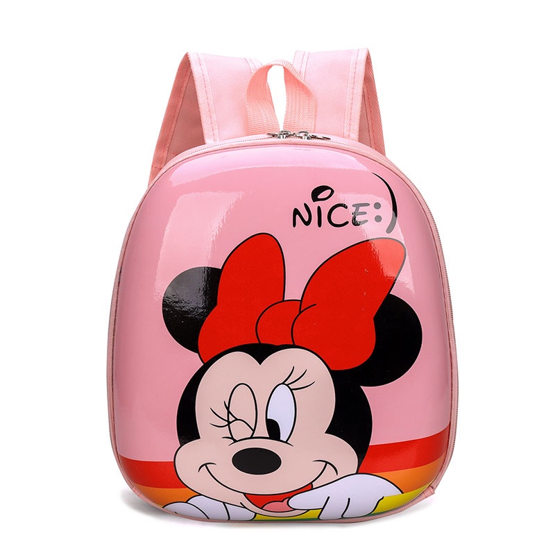 Ba Lô Đi Học Vỏ Cứng Chống Thấm Nước In Hình Chuột Mickey / Người Nhện / Frozen Dễ Thương Cho Bé