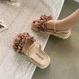 Giày Sandal Nữ Đế Dày Thời Trang Hàn