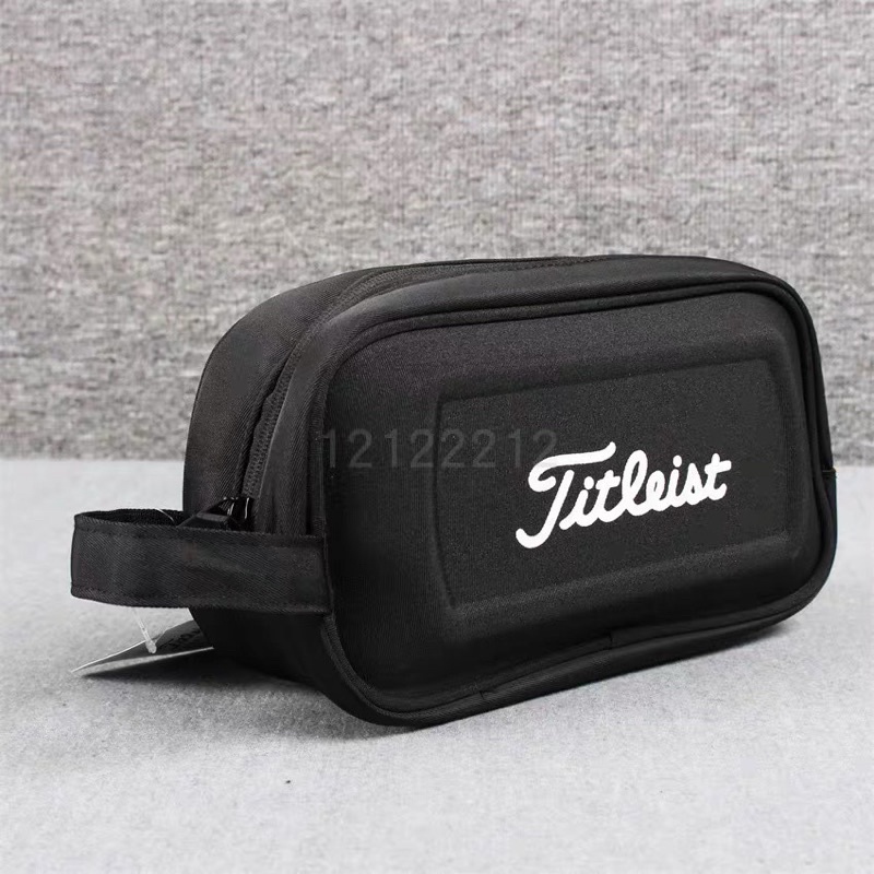 Túi golf cầm tay Titleist chất liệu vải cứng form,túi clutch golf nam nữ