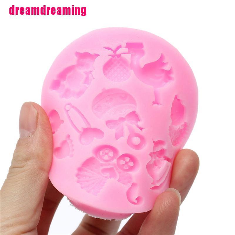 Khuôn Silicone Làm Kẹo Đường Độc Đáo Tiện Dụng