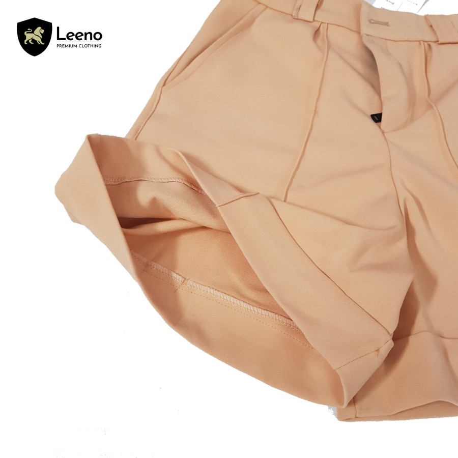 [Mã FAMAYWA giảm 10K đơn 50K] Quần đùi nữ - Quần short ống rộng cạp cao Leeno | BigBuy360 - bigbuy360.vn