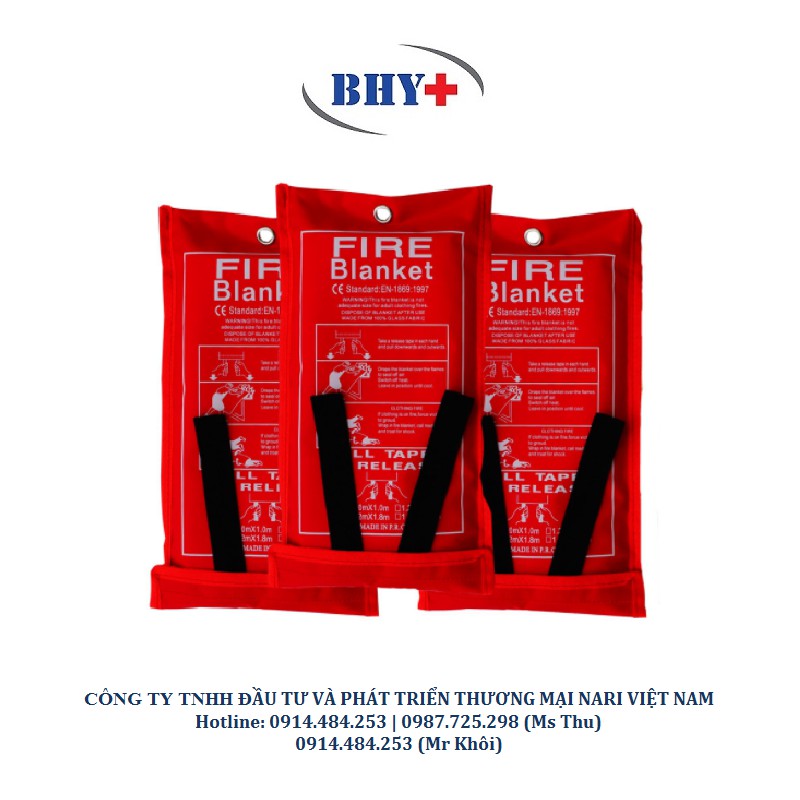 Thảm dập lửa PCCC - chăn chữa cháy 2.0*2.0m