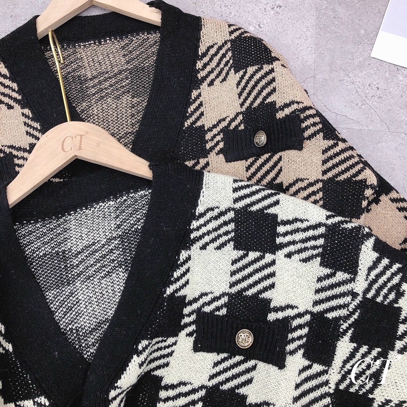 Áo cardigan len❤️𝑯𝒐𝒕𝒕𝒓𝒆𝒏𝒅❤️ kiểu dáng Hàn Quốc trẻ trung năng động. dễ phối đồ