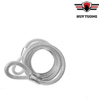 Dây cáp khóa bọc nhựa 10mm bản 3m. 5m.10m