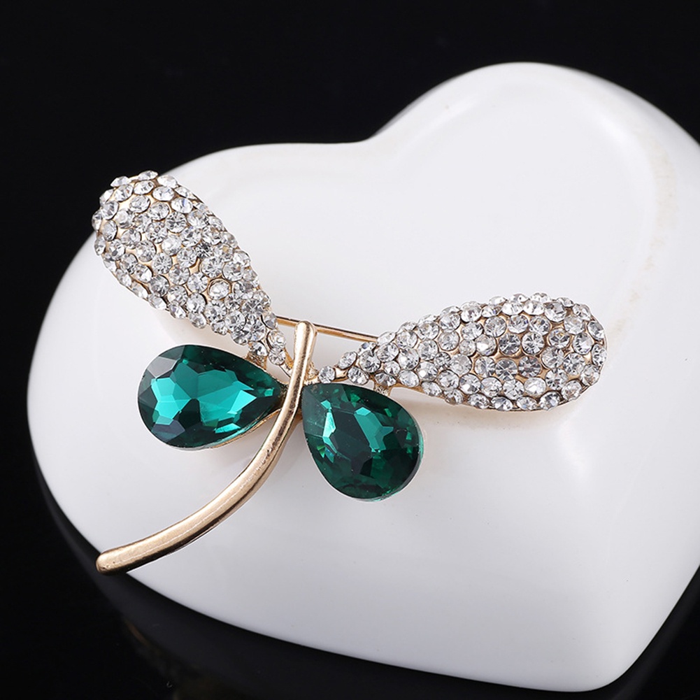 Ghim Cài Áo Hình Chuồn Chuồn Đính Đá Nhân Tạo Thời Trang Cho Nữ