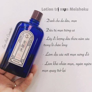 Nước hoa hồng đẩy mụn Skin Lotion Meishouku- Nhật Bản