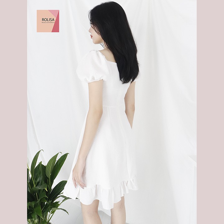 [Mã FAGREEN245 giảm 10% tối đa 30K đơn 99K] Đầm váy nữ dự tiệc Rolisa RD055 Màu Đen | BigBuy360 - bigbuy360.vn