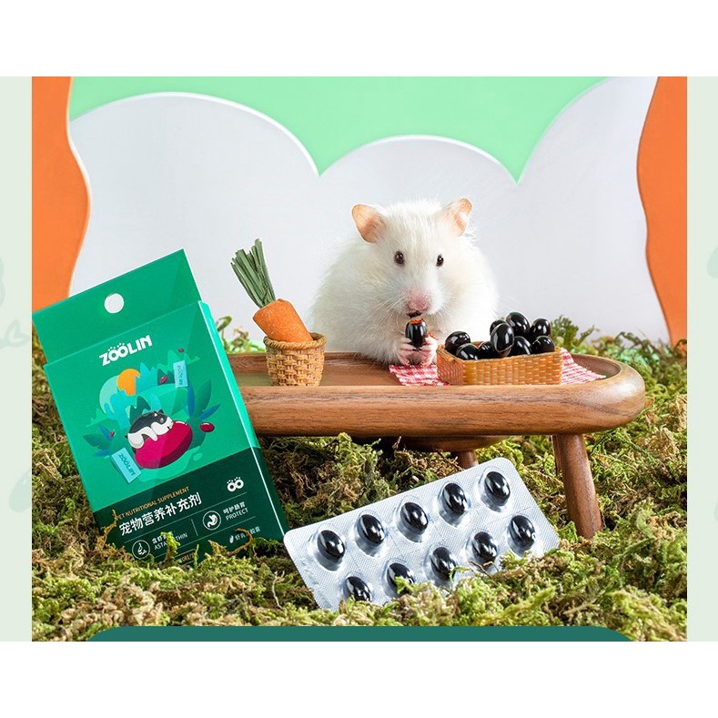 viên dầu cá bảo vệ sức khỏe ( đẹp lông da, xương khớp,...) cho chó , mèo, hamster, sóc, nhím