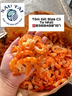 500gr Tôm Khô Đất Cà Mau Size Cồ Lớn Nhất Phù Hợp Làm Quà Biếu