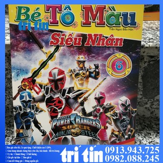 BÉ TẬP TÔ MÀU SIÊU NHÂN