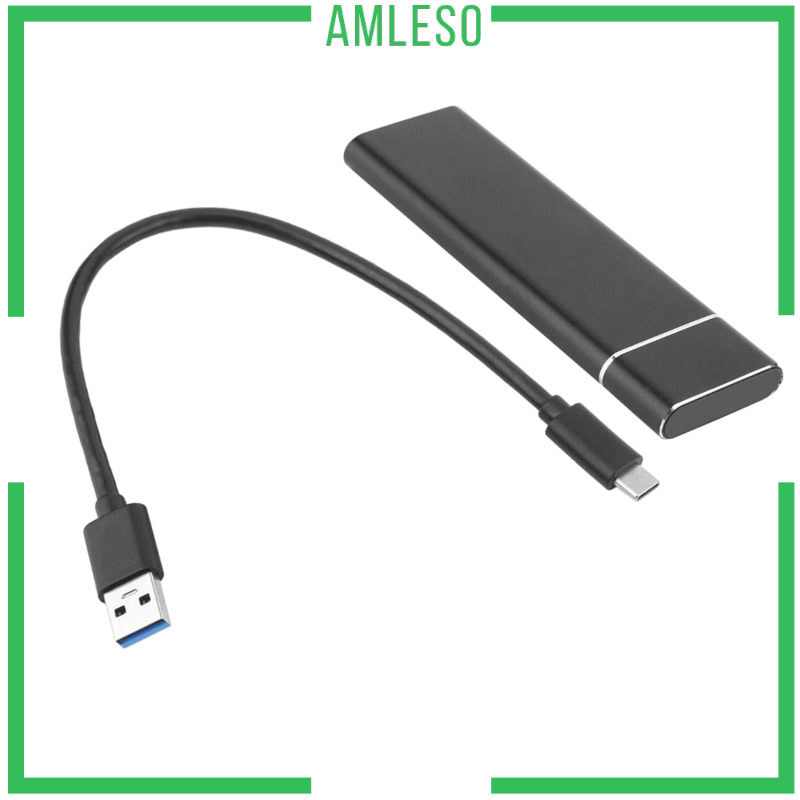 [AMLESO]USB-C 2TB M.2 NGFF SSD USB 3.1 Gen 1 6Gbps External Solid State Drive