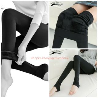 Quần tất lót nỉ lót lông 2 lớp (mã 698)