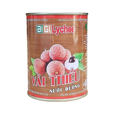 Thùng 12 Lon Vải Thiều Đóng VIFOCO (565gr/lon)