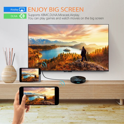 [Mã 44ELSALE2 giảm 7% đơn 300K] TV BOX HK1 PLUS Ram 4GB Rom 64GB Amlogic S905X2 HK1 Plus 4+64G