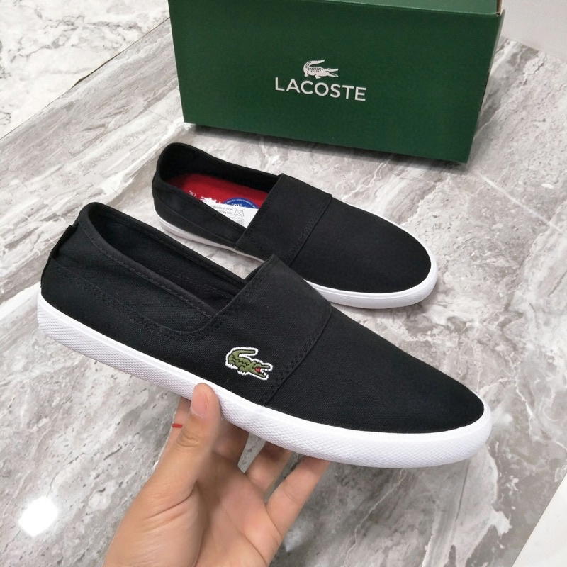Giày lười vải cho nam và nữ thương hiệu Lascoste cao cấp
