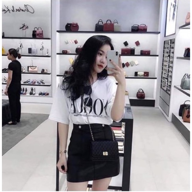 Túi ô trám khoá xoay size 20