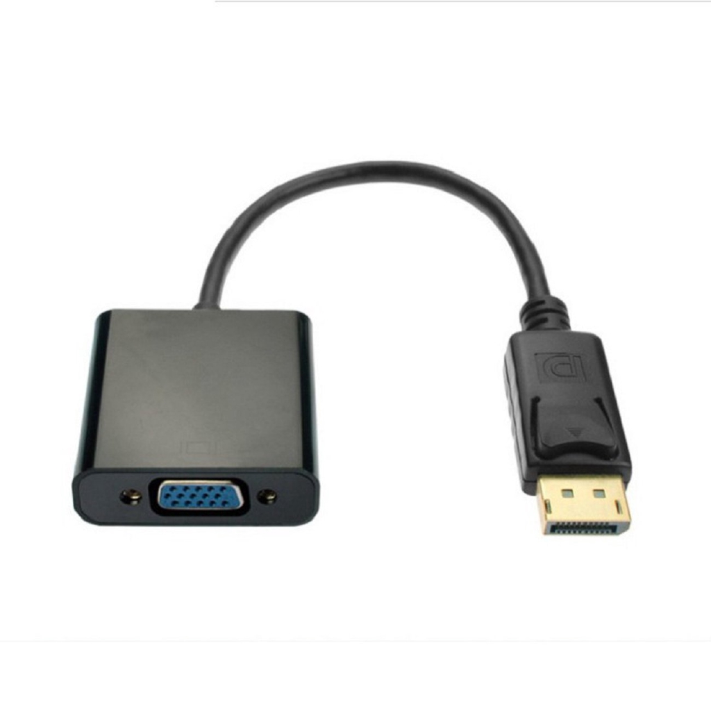 A Displayport DP to VGA Adapter Male to Female Converter Display Port Adapter