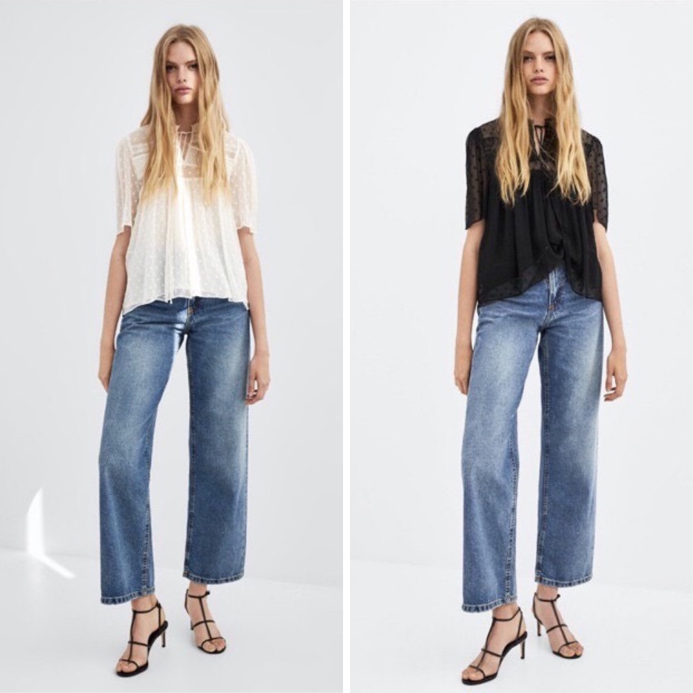 Áo voan hạt bông cột dây áo babydoll chất đẹp Junnie Closet