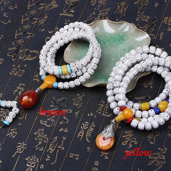 Chuỗi vòng tay tràng hạt bồ đề Phật cầu nguyện thiền định Tây Tạng