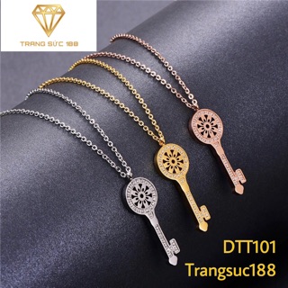 Dây chuyền titan chìa khoá DTT101