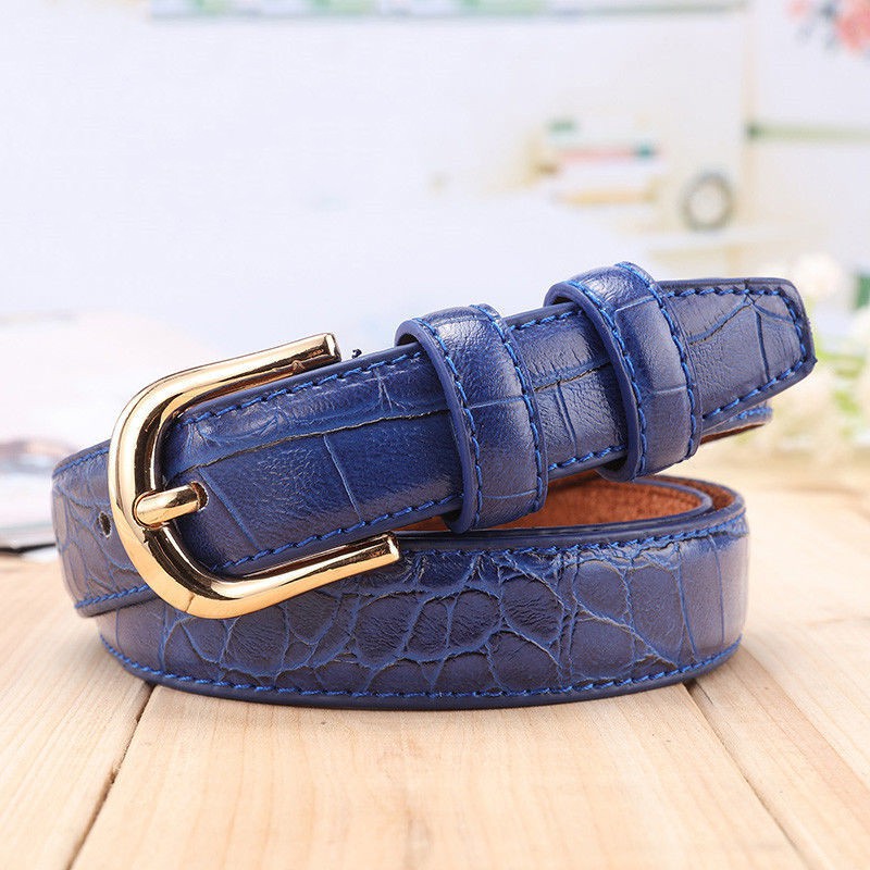 CARTIER Thắt Lưng Da Cá Sấu Bản Nhỏ Thời Trang Cho Nữ