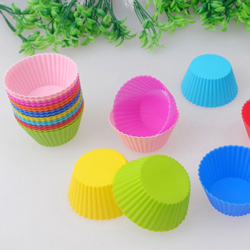 1 Cốc Làm Bánh Cupcake Bằng Silicon