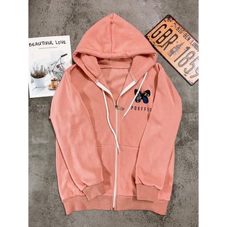 ÁO KHOÁC HOODIE UNISEX NAM NỮ, CHẤT THUN NỈ NGOẠI CÓ DÂY KHÓA KÉO, CÓ NÓN TIỆN LỢI