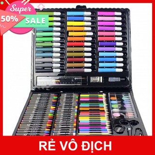 Bộ bút chì 150 món tập vẽ cho bé dạng cặp xách