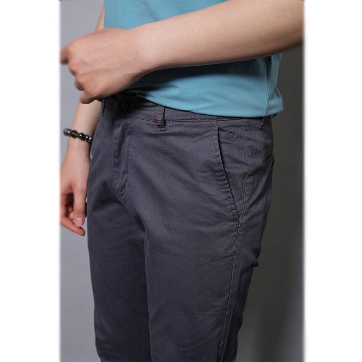 Quần Kaki Nam Dáng Vừa Màu Ghi Đậm Phong Cách Công Sở Trẻ Trung | BigBuy360 - bigbuy360.vn