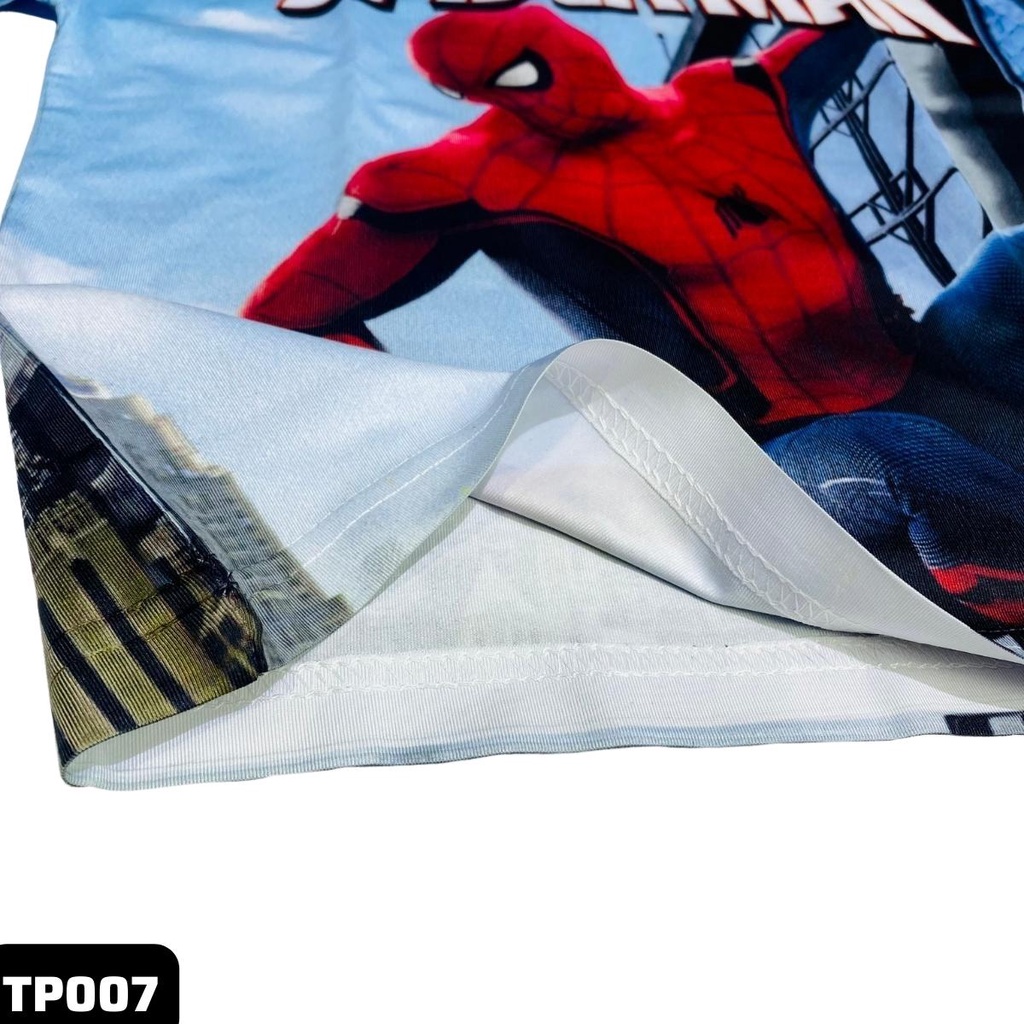 Đồ bộ bé trai thun lạnh in hình người nhện Spiderman Kunkun Kid TP007 - Quần áo trẻ em size đại từ 10-60kg