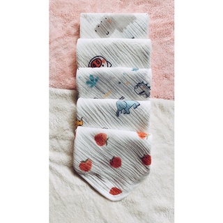 Combo 5,10 sét khăn sữa cho bé, khăn sợi tre ch bé, 1 sét = 3 chiếc (sỉ)