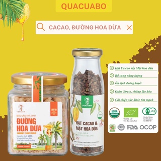 Đường hoa dừa 135gr + ca cao mật hoa dừa 75gr - sokfarm