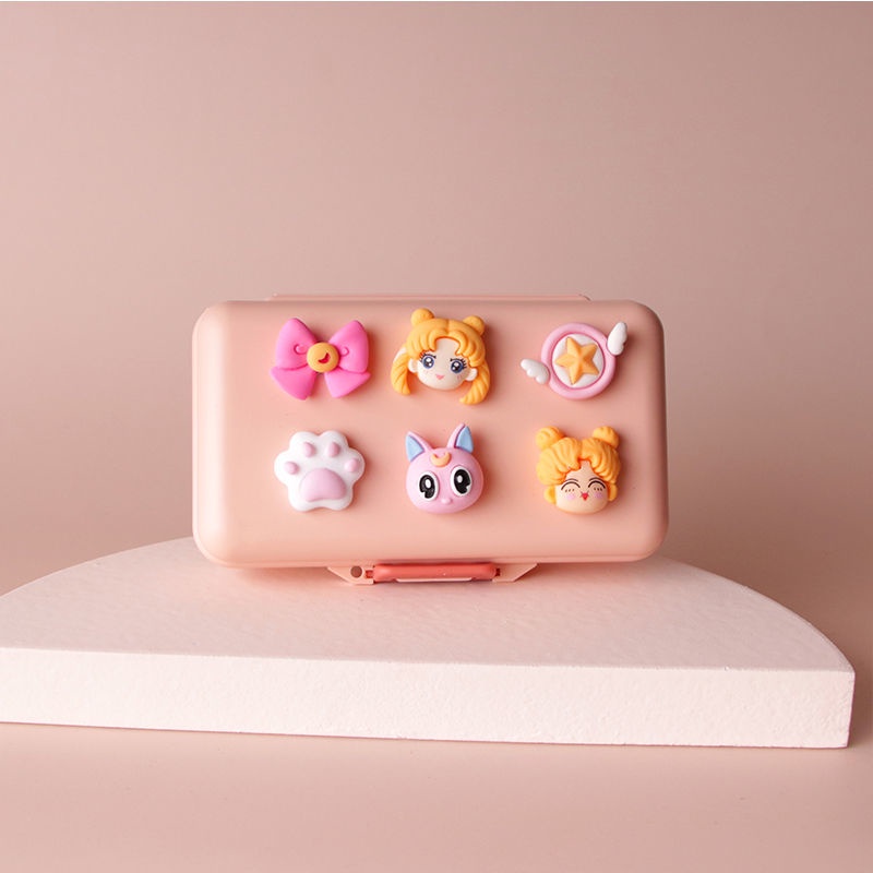 Hộp Đựng Thuốc 7 Ngày Mini Chống Ẩm Dễ Thương