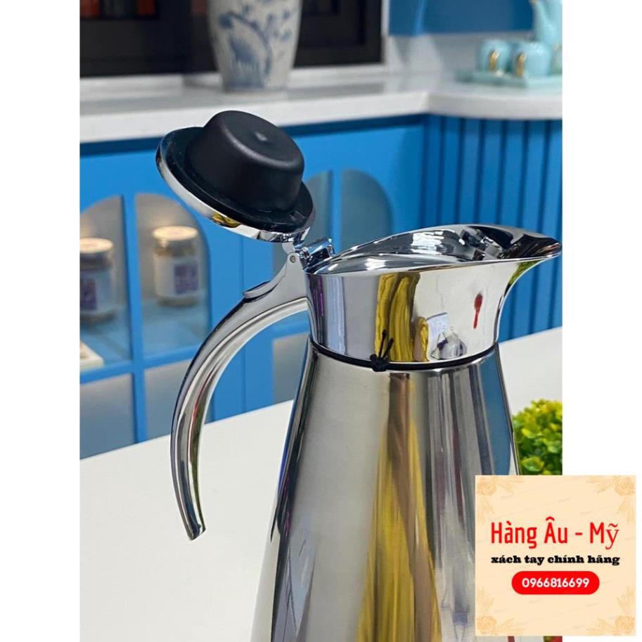 BÌNH GIỮ NHIỆT CAO CẤP EMSA ELEGANZA 1,3L - Cam kết nhập từ Đức