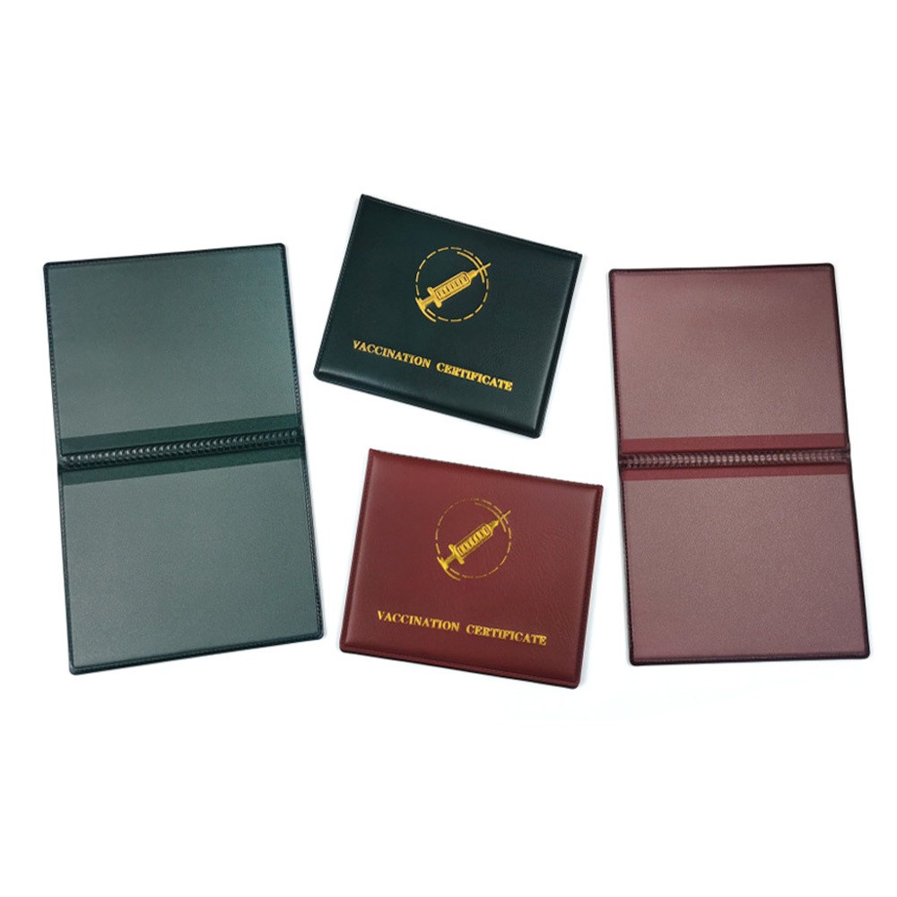 Túi Đựng Thẻ Bằng Da Pu Hai Mặt Chống Thấm Nước Kích Thước 4x3 Inch